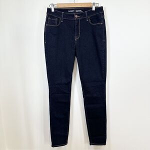 Old Navy Jeans Women’s 8 Blue Rockstar Skinny Mid Rise Dark Wash Classic